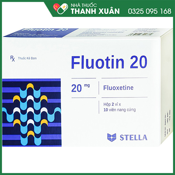 Thuốc Fluotin 20 trị trầm cảm, rối loạn lưỡng cực